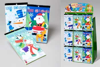 Christmas Sticker Game Book Case Pack 72