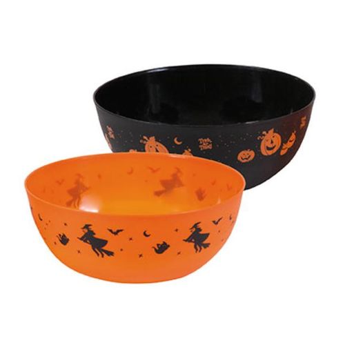 Plastic Halloween Candy Bowl Case Pack 72