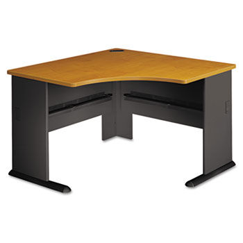 48""W Corner Desk Series A, Natural Cherry