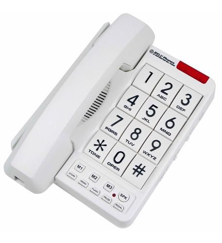 MB2060-1 Big Button Phone White