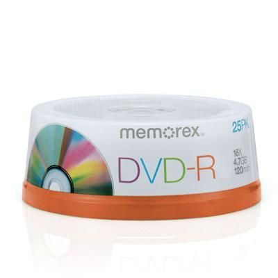 4.7GB  25 Spindle DVD R