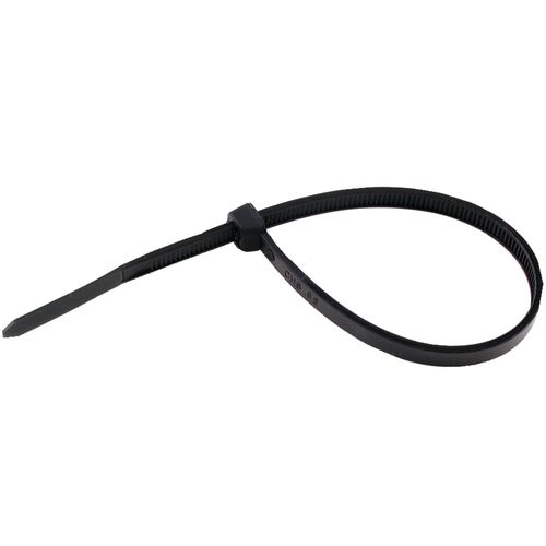 AXIS 200X4.8 22KG BLACK Self-Locking Nylon Cable Ties, 100 pk (8"", black, 4.8 mm wide, 50)