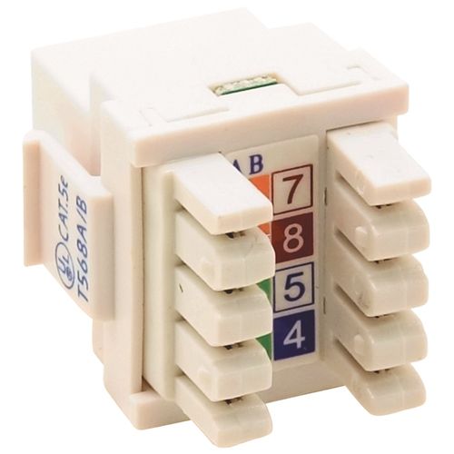 AXIS PET11-0913 CAT-5E Keystone Jack (Almond)