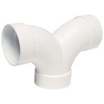 AIRVAC VM105 90 3-Way T PVC Fittings (Double sweep)