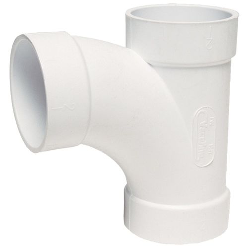 AIRVAC VM106 90 3-Way T PVC Fittings (Single sweep)