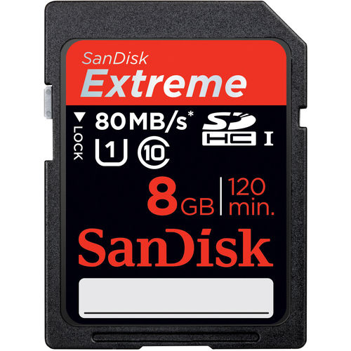 Extreme SDHC 8GB Class 10
