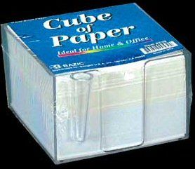 BAZIC 3.5"" X 3.5"" Paper Cube w/ Pen Holder Case Pack 48