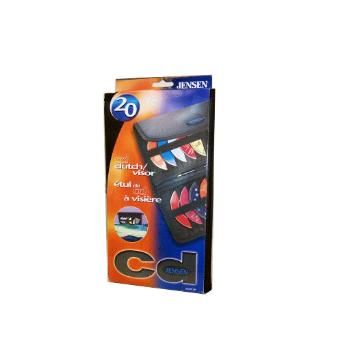 Jensen 20 CD Visor Wallet Case Pack 6