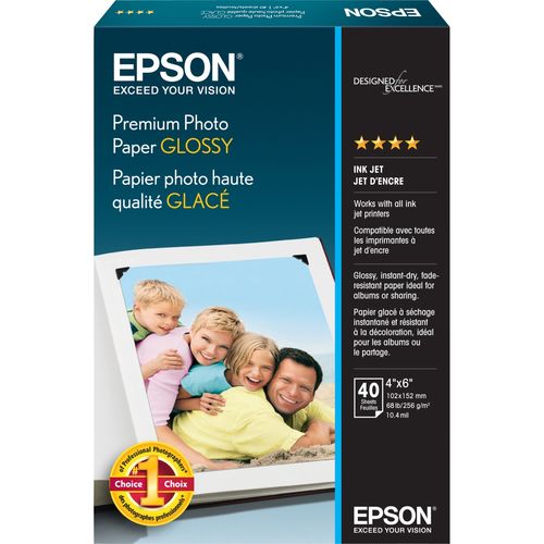 PAPER, PREMIUM GLOSSY 4X6 BORDERLESS