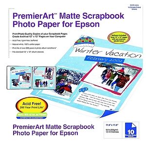 PAPER, SCRAPBOOK MATTE PREMIERART