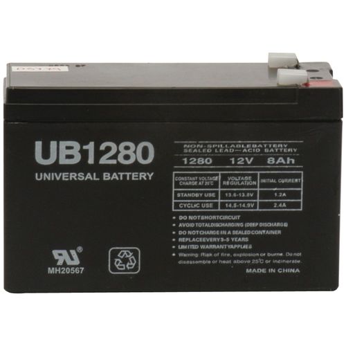 UPG 85989/D5779 Sealed Lead Acid Batteries (12V; 8Ah; .250 Tab Terminals; UB1280F2)