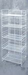 5-Tier Adjustable Merchandiser Display Rack (White)