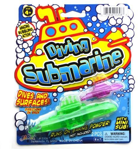 Diving Submarines with Amazing Bubbling Action Case Pack 24