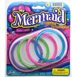 My Mermaid Glitter Bracelets Assorted Colors Case Pack 24