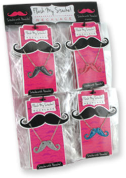 Flash My Stache! Necklace Case Pack 72