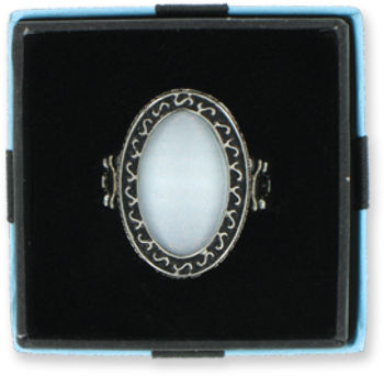 Oval Stone Pendant Stretch Ring Case Pack 36