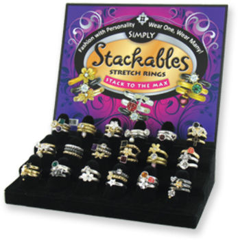 Simply Stackable Stretch Rings Case Pack 60