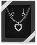 Heart + Soul Necklace and Earring Set Case Pack 36