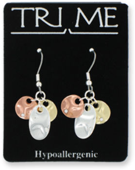 TRI ME Triad Drop Earrings Case Pack 36