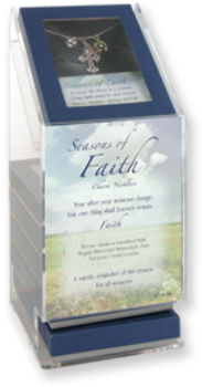 Seasons of Faith Charm Necklace Case Pack 12