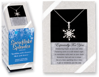 Snowflake Splendor Necklace Case Pack 12
