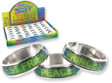 What's Your Mood? Mood Rings with a Twist Case Pack 72