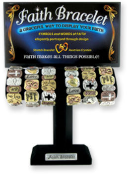 Faith Stretch Bracelet Case Pack 18