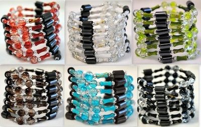 Magnetic Hematite Wraps/Lariats/Necklace/Bracelet Case Pack 120