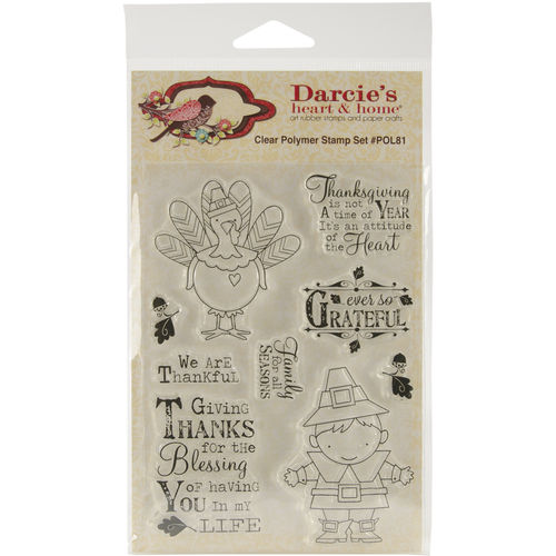 Darcie's Clear Stamp Set-We Are Thankful