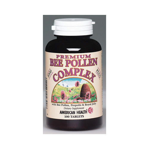 American Health Bee Pollen Complex - 1000 mg - 100 Tablets