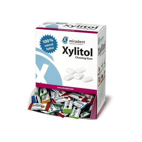 Miradent Xylitol Chewing Gum - Assorted Variety - Case of 200/2 Packs