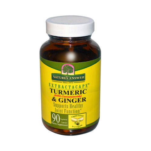 Nature's Answer ExtractaCaps Turmeric and Ginger - 90 Veggie Caps