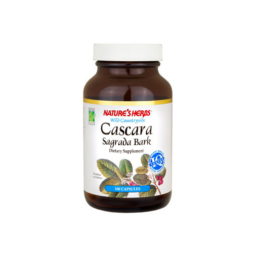Nature's Herbs Cascara Sagrada - 100 Capsules