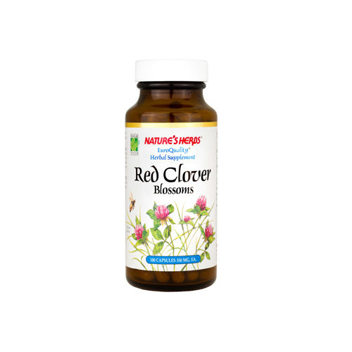 Nature's Herbs Red Clover Blossoms - 100 Capsules