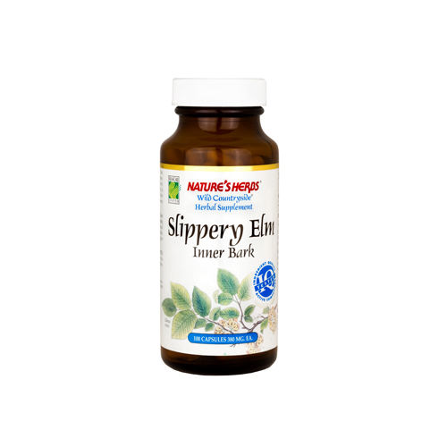 Nature's Herbs Slippery Elm Inner Bark - 100 Capsules