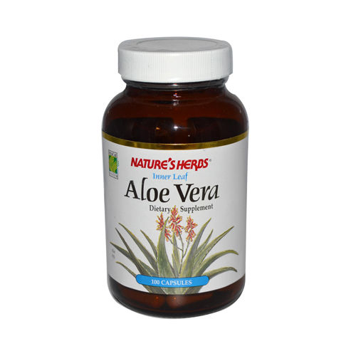 Nature's Herbs Aloe Vera Innerleaf - 250 mg - 100 Capsules