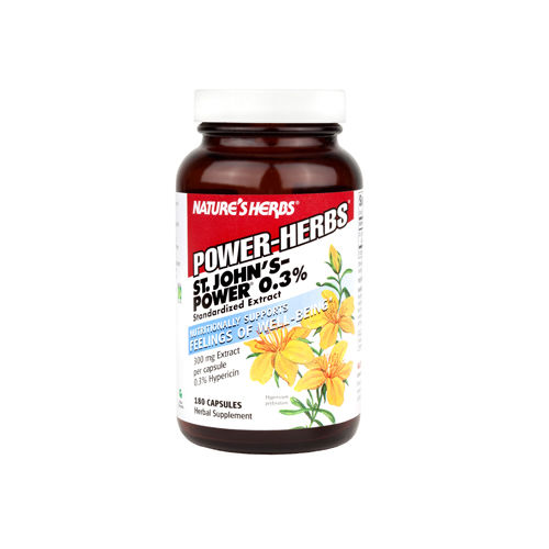 Nature's Herbs Power-Herbs St John's-Power 0.3% - 300 mg - 180 Capsules