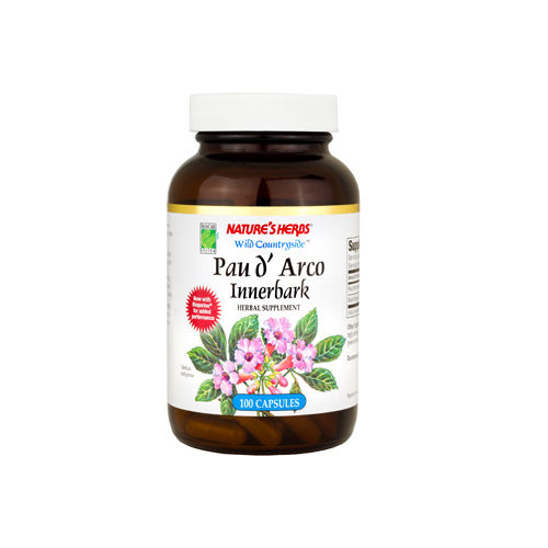 Nature's Herbs Pau D'Arco Innerbark - 100 Capsules