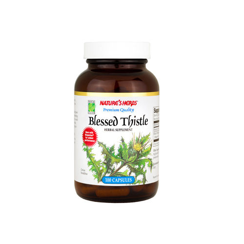 Nature's Herbs Blessed Thistle - 360 mg - 100 Capsules