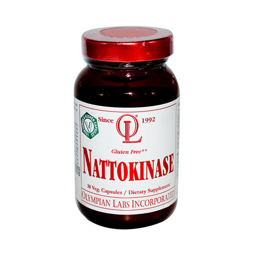Olympian Labs Nattokinase - 100 mg - 30 Vegetarian Capsules