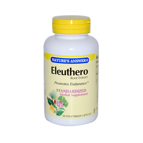 Nature's Answer Eleuthero Root Extract - 60 Vegetarian Capsules