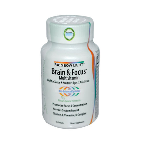 Rainbow Light Brain and Focus MultiVitamin - 90 Tablets