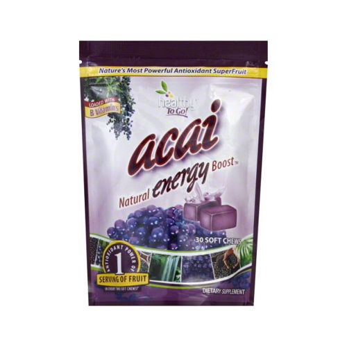 To Go Brands Acai Natural Energy Boost - 30 Soft Chews
