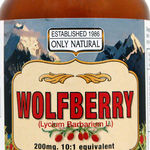 Only Natural Wolfberry - 200 mg - 60 Capsules