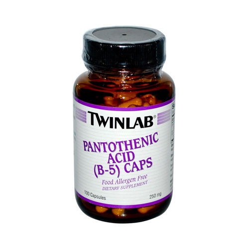 Twinlab Pantothenic Acid B-5 Caps - 250 mg - 100 Capsules