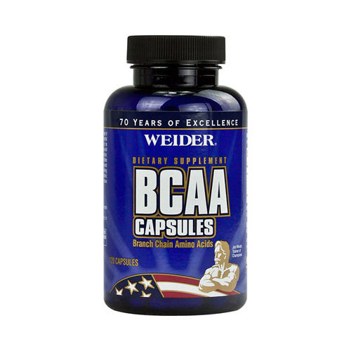 Weider Global Nutrition BCAA Capsules - 120 Caps