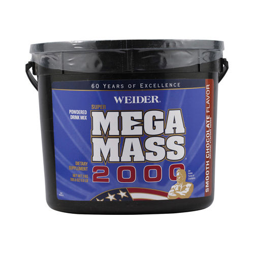 Weider Super Mega Mass 2000 Smooth Chocolate - 6.6 lbs