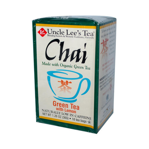 Uncle Lee's Tea Chai-Green Tea with Lemon - 18 Tea Bags
