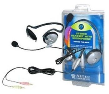 Altec Lansing AHS423 Stereo Headset for PC & MAC Case Pack 4