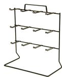 12-Peg Loop Hook Rack (Black) Case Pack 10